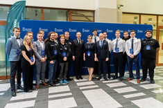 Prezydent A. Duda i władzami uczelni i studentami,