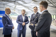Nowy hangar Akademickiego Ośrodka Szybowcowego w Bezmiechowej