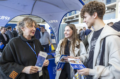 Stoisko Politechniki Rzeszowskiej na targach Edu Salon,